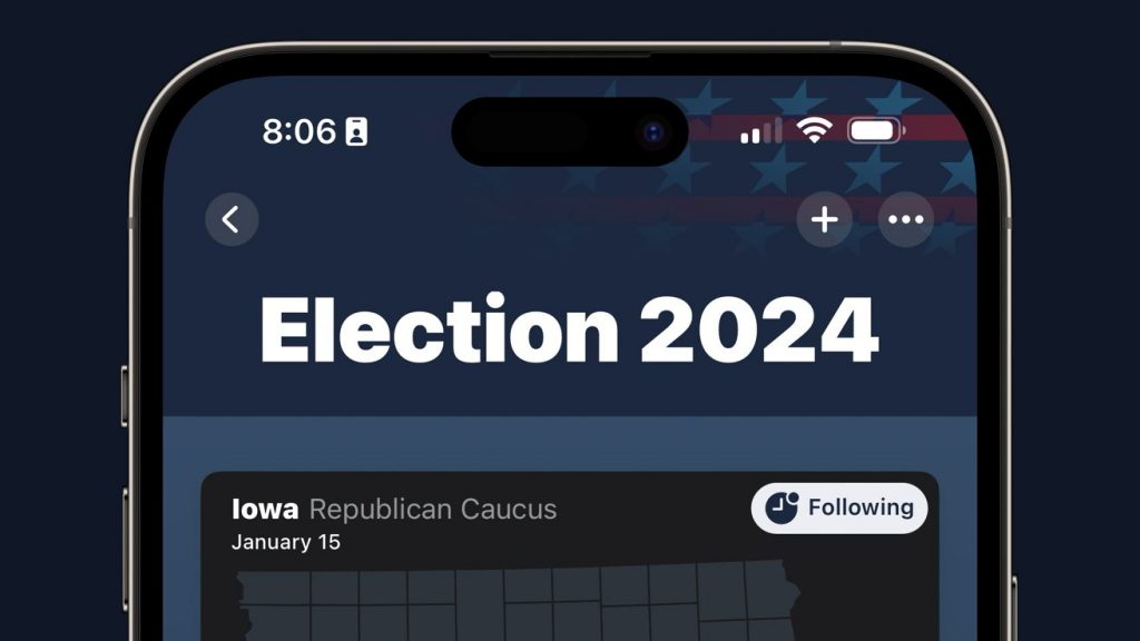 Apple News Introduces Live Activities for Real-Time Election Results on iPhone